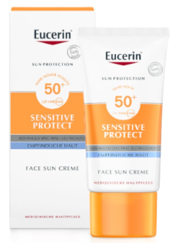 EUCERIN SENSITIVE PROTECT SUN CRÈME PEAUX SENSIBLES 50ML