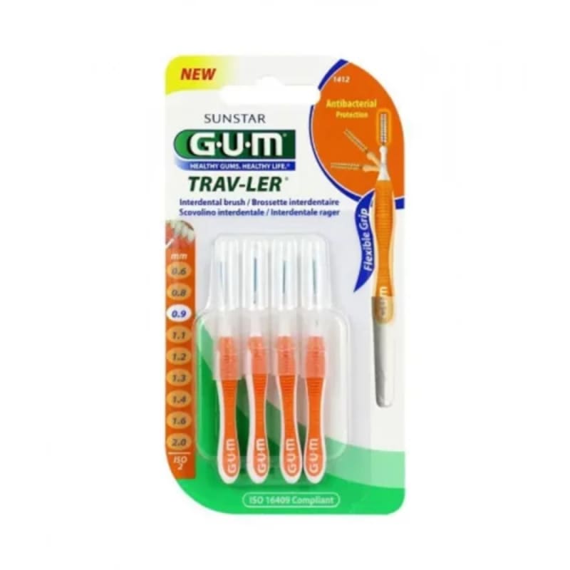 GUM BROSSETTES INTERDENTAIRES TRAV-LER (BLISTER DE 4)