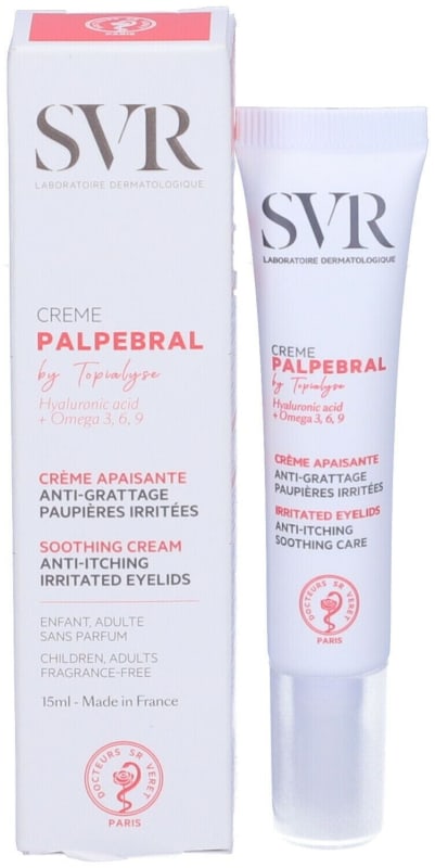 SVR TOPIALYSE PALPEBRAL CREME PAUPIERES IRRITEES 15ML