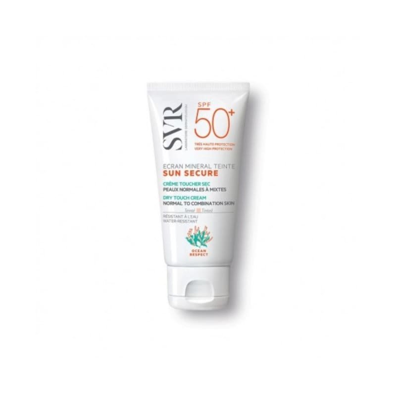 SVR SUN SECURE SPF50+ ECRAN MINERAL TEINTE PEAUX NORMALES A MIXTE 60G