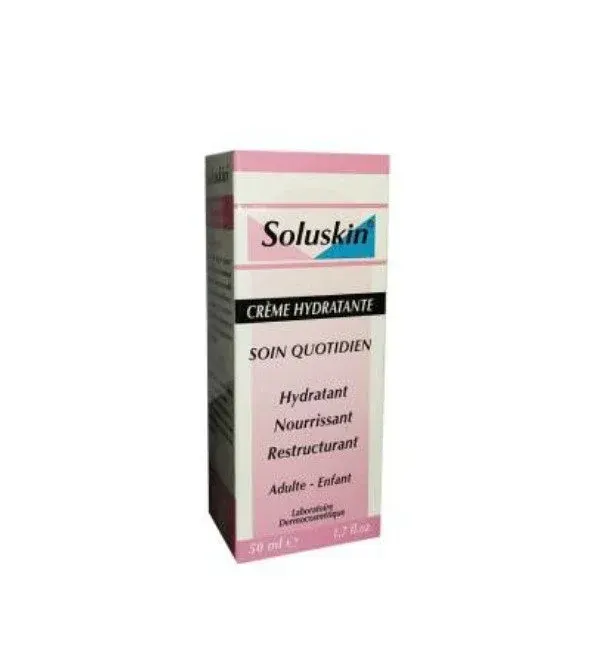 SOLUSKIN CREME HYDRATANTE SOIN QUOTIDIEN ADULTE-ENFANT 50ML