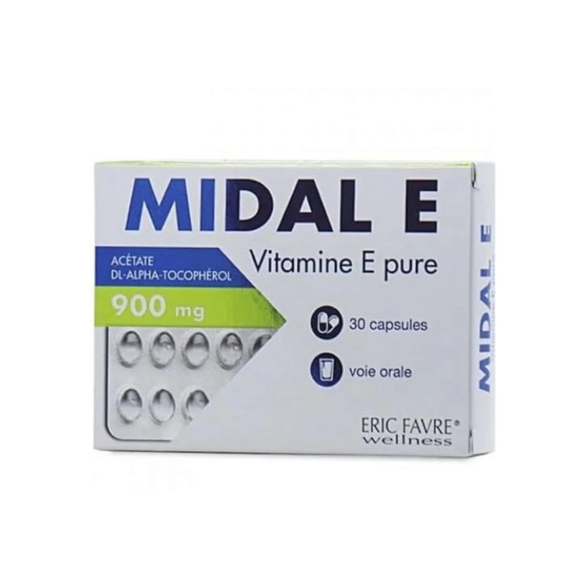 MIDAL E VITAMINE E 30 CAPS