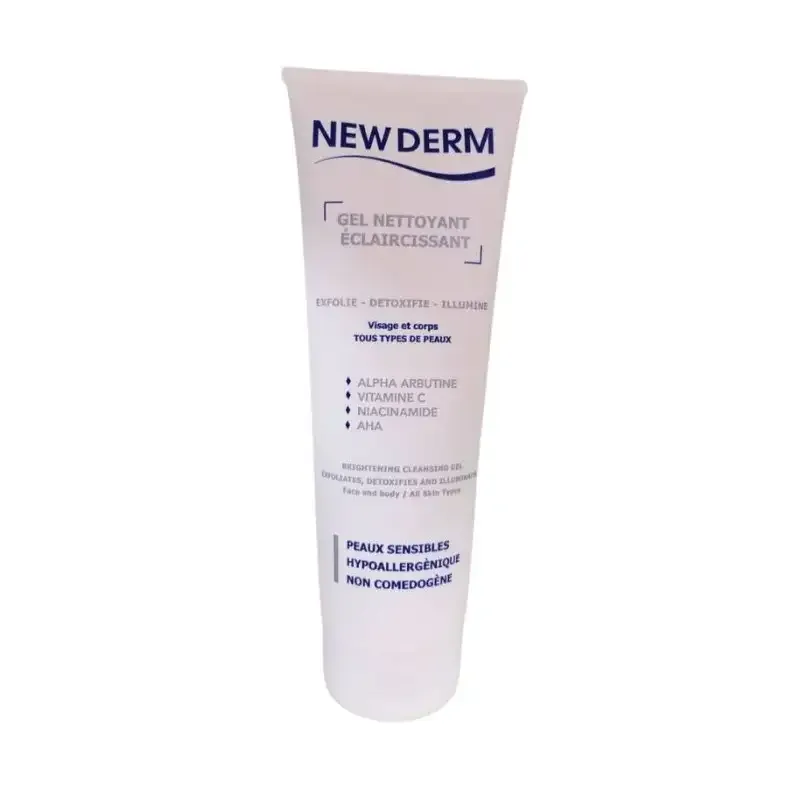 NEW DERM GEL NETTOYANT GEL NETTOYANT ECLAIRCISSANT 250ML
