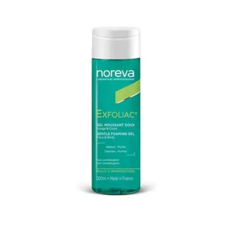 NOREVA EXFOLIAC GEL NETTOYANT VISAGE 200ML