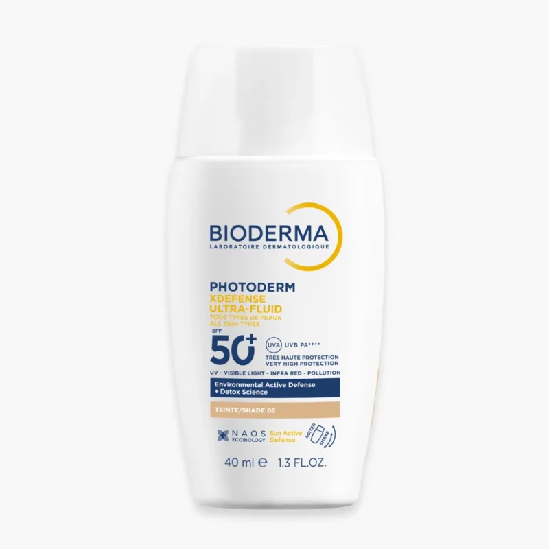 BIODERMA PHOTODERM XDEFENCE ULTRA-FLUID SPF50+ ALL SKIN TYPES 40ML