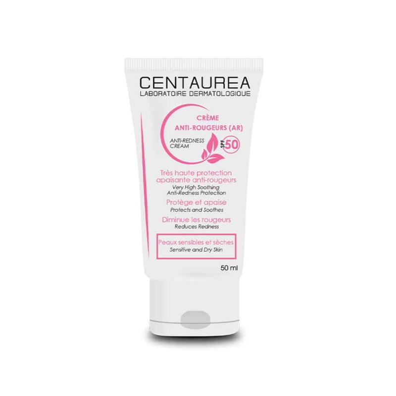 CENTAUREA CREME ANTI-ROUGEURS SPF50 PEAU SENSIBLES ET SECHES 50ML