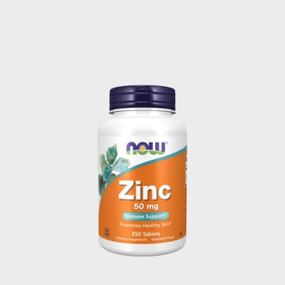 NOW ZINC 50MG 250 TABLETS