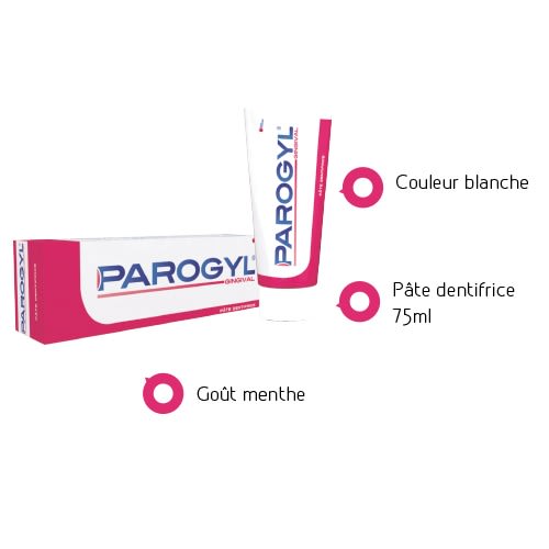 PAROGYL DENTIFRICE PÂTE / GEL 75ML