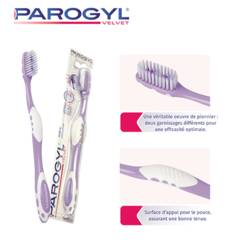 PAROGYL BROSSE A DENTS VELVET ULTRA SOFT