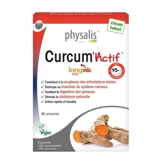 PHYSALIS CURCUM'ACTIF 30 COMPRIMÉS