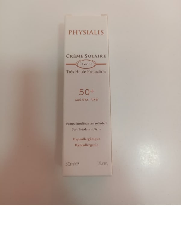 PHYSIALIS CREME SOLAIRE OPAQUE 30 SPF 50+