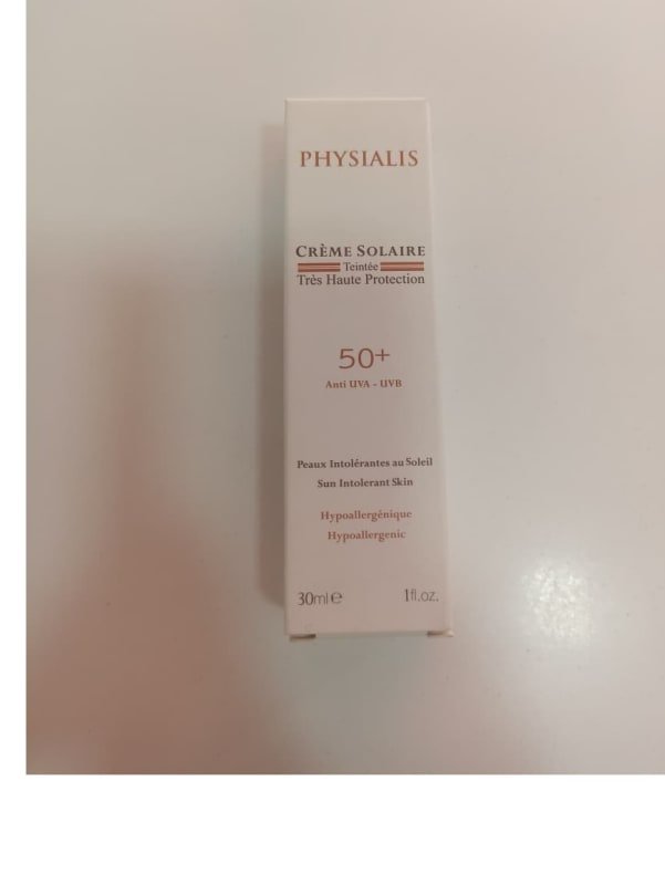PHYSIALIS CREMZ SOLAIRE TEINTE SPF50+