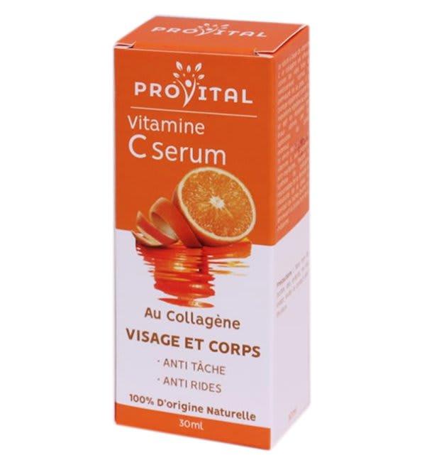 PROVITAL VITAMINE C & ACIDE HYALURONIQUE ECLAT-ANTI AGE-ANTI TACHE 30ML