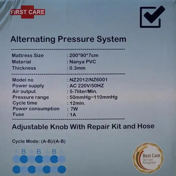 Matelas Medical Air Mattress First Care — vue 3
