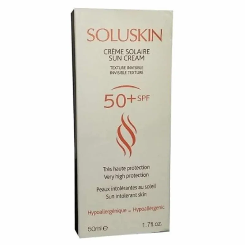 SOLUSKIN CREME SOLAIRE INVISIBLE SPF50+ 50ML