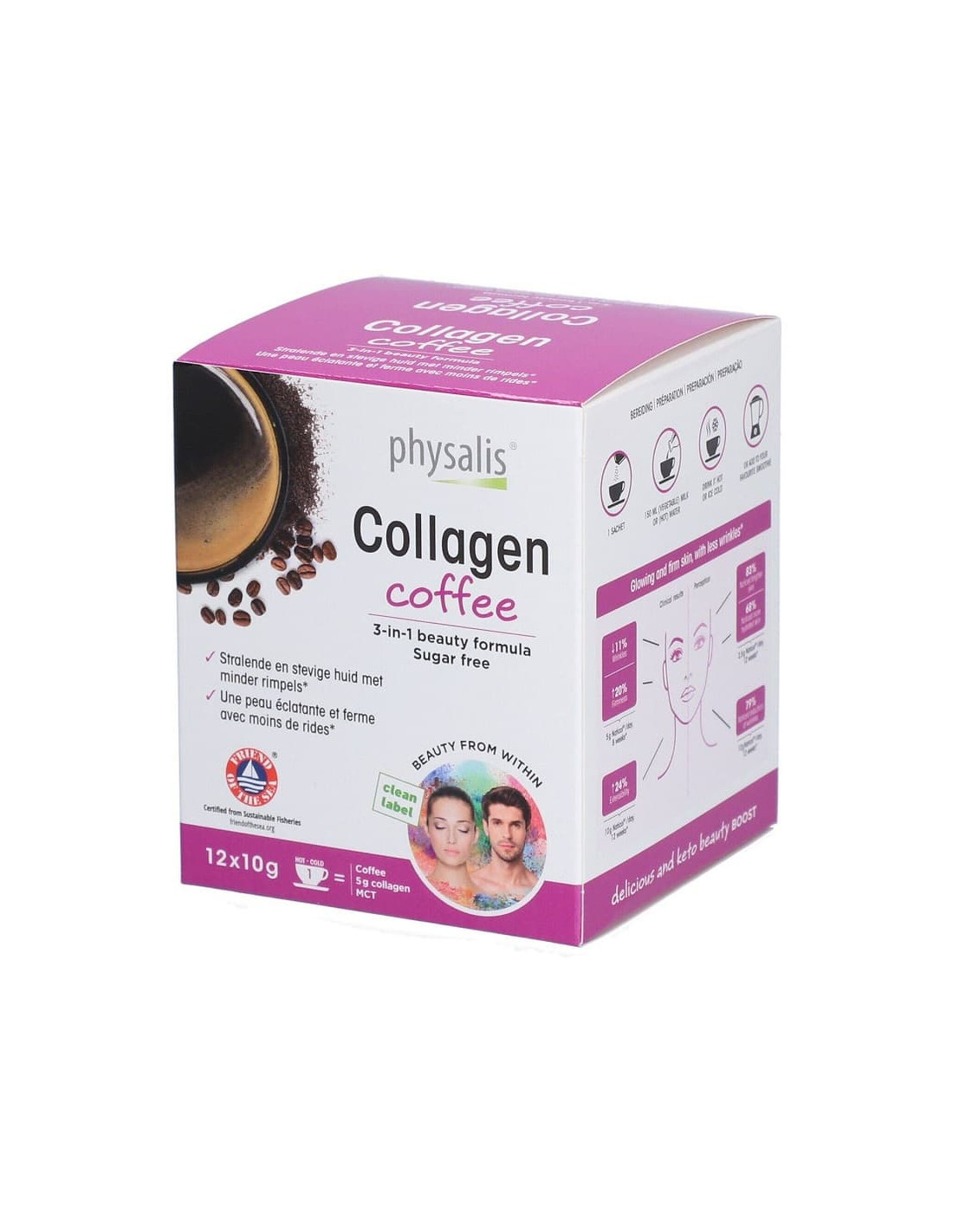 PHYSALIS COLLAGEN COFFEE 12 SACHETS