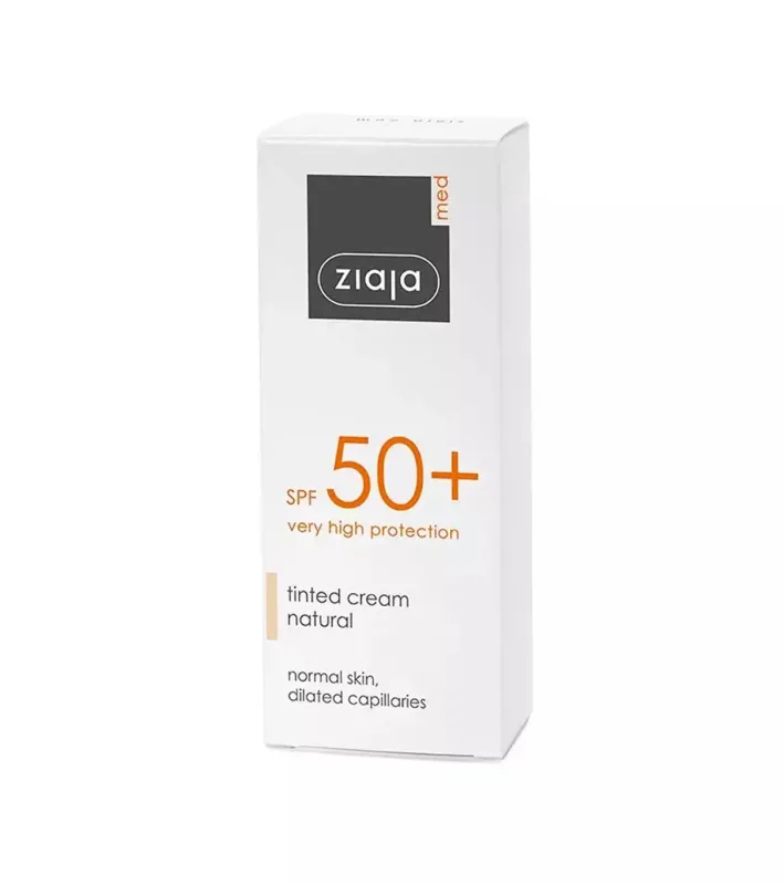 ZIAJA MED TINTED CREAM SPF50+