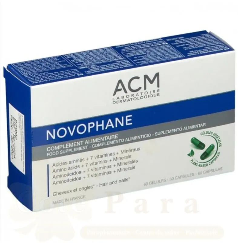 ACM NOVOPHANE ANTI CHUTE 60 GELLULES