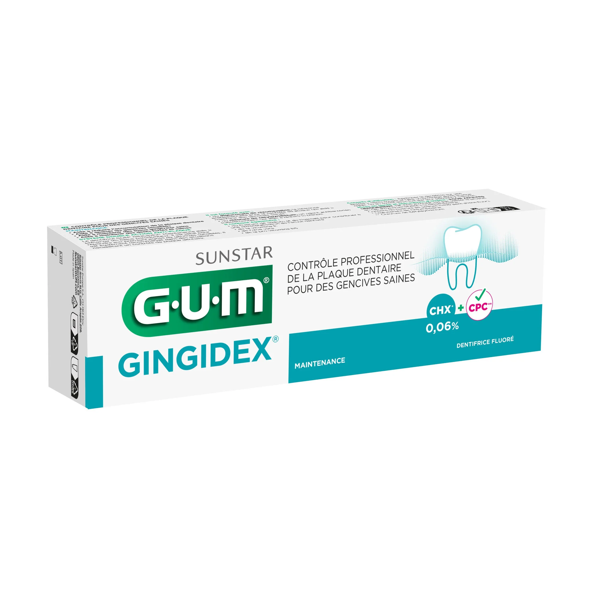 GUM-1755 DENTIFRICE GINGIDEX 75ML